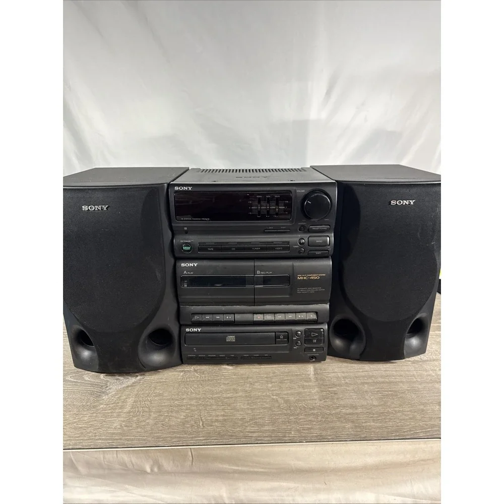Sony MHC-450 Mini Hi-Fi Cassette, & AM/FM Stereo Work /CD Player Doesn't Work!